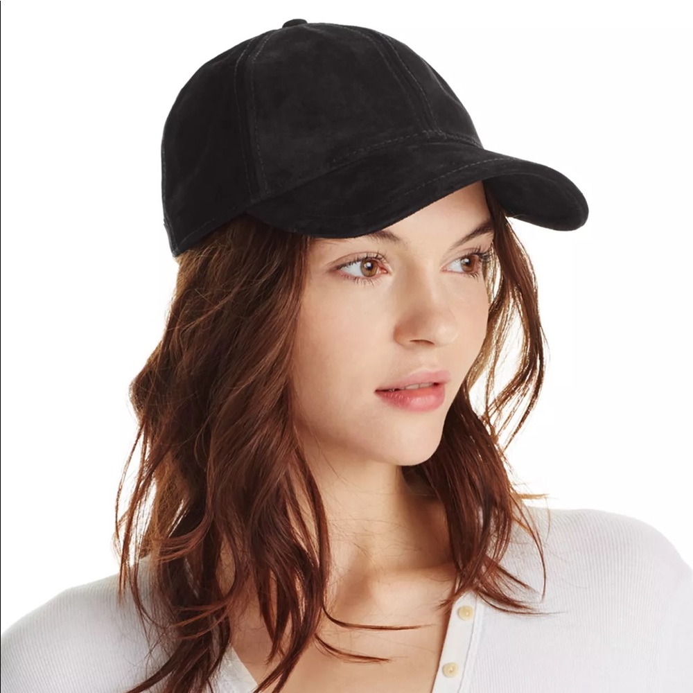 Rag & Bone black suede hat
